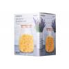 ARDESTO Банка для зберігання Fresh Hourglass 1100 мл, скло, бамбук