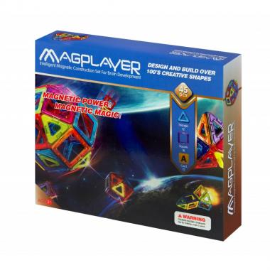 MagPlayer Конструктор магнітний 45 од. (MPA-45)