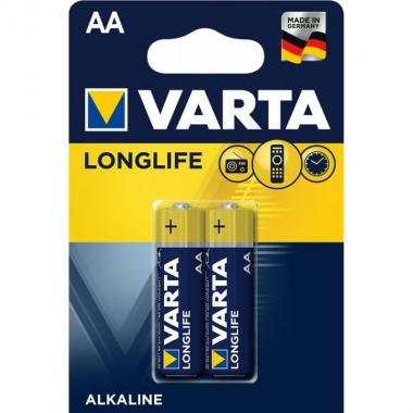 VARTA LONGLIFE AA BLI 2 ALKALINE