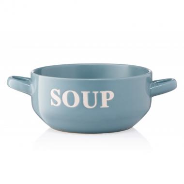 ARDESTO Bowl Cream, 700 ml, light blue, ceramics