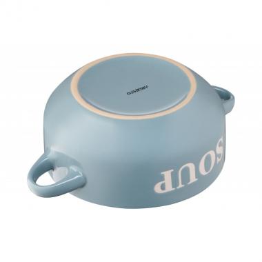 ARDESTO Bowl Cream, 700 ml, light blue, ceramics