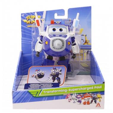 Super Wings Ігрова фігурка-трансформер Transforming-Supercharge Paul, Пол