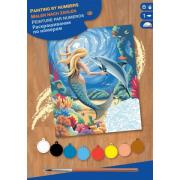 Sequin Art Craft kit PAINTING BY NUMBERS JUNIOR Mermaid