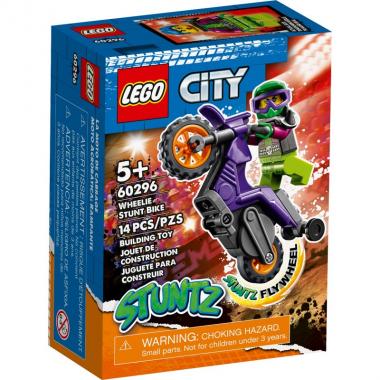 LEGO Конструктор City Акробатичний трюковий мотоцикл 60296