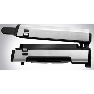 Russell Hobbs Гриль George Foreman 28000-56 Smokeless Grill, 1575 Вт, антипригарное покрытие, белый\сталь
