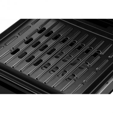 Russell Hobbs Гриль George Foreman 28000-56 Smokeless Grill, 1575 Вт, антипригарное покрытие, белый\сталь
