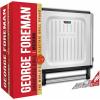 Russell Hobbs Гриль George Foreman 28000-56 Smokeless Grill, 1575 Вт, антипригарное покрытие, белый\сталь