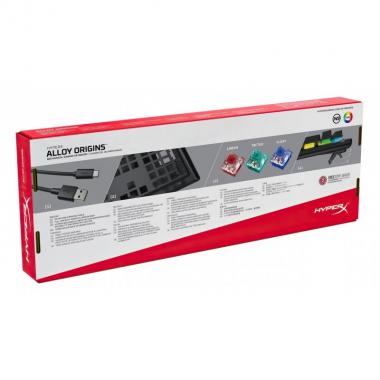 HyperX Alloy Origins Mechanical Gaming Keyboard, HX Red-RU