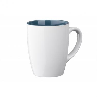 ARDESTO Mug Savona, 360 ml, white-blue, ceramics