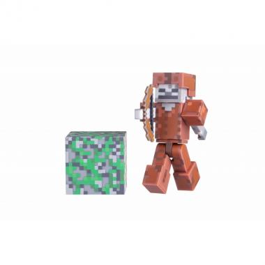 Minecraft Колекційна фігурка Skeleton in Leather Armor серія 3