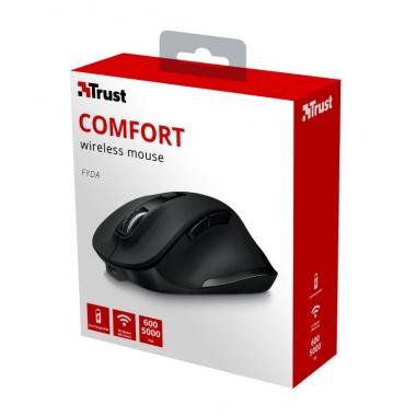 Trust Fyda Rechargeable WL Comfort Black