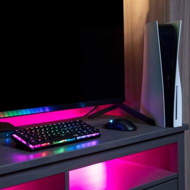 HyperX Клавиатура Alloy Origins 60 Red USB RGB ENG/RU Black