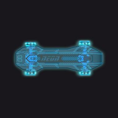 NEON Скейт Cruzer[N100790]