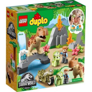 LEGO Конструктор DUPLO Втеча динозаврів: тиранозавр і трицератопс 10939