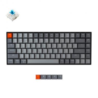 Keychron Клавиатура K2 84 Key Gateron G PRO Blue Hot-Swap RGB WL UA Black