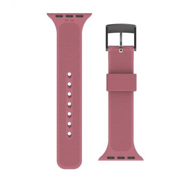 UAG by [U] for Apple Watch 44/42 Dot Silicone Strap, Dusty Rose