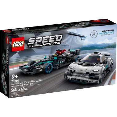 LEGO Конструктор Speed Champions Mercedes-AMG F1 W12 E Performance та Mercedes-AMG Project One 76909