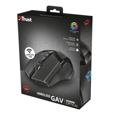 Trust Миша GXT103 GAV WL Black