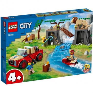 LEGO Конструктор City Спасательный внедорожник для зверей 60301