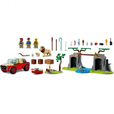 LEGO Конструктор City Спасательный внедорожник для зверей 60301