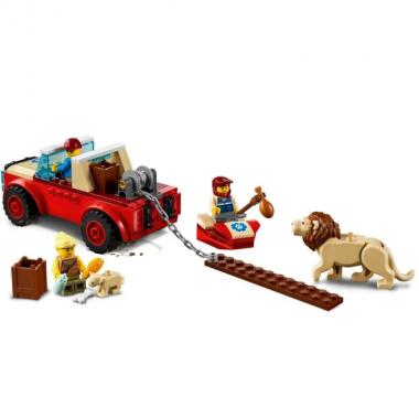 LEGO Конструктор City Спасательный внедорожник для зверей 60301