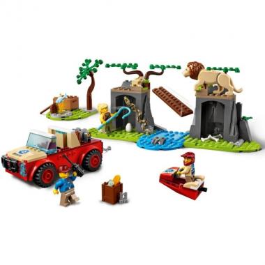 LEGO Конструктор City Спасательный внедорожник для зверей 60301