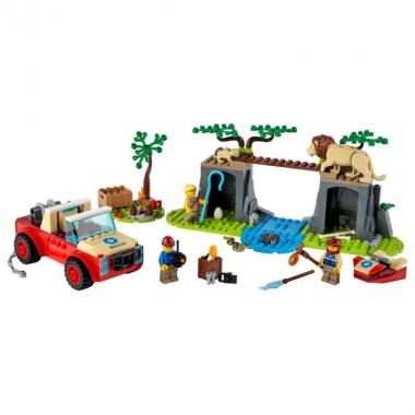 LEGO Конструктор City Спасательный внедорожник для зверей 60301