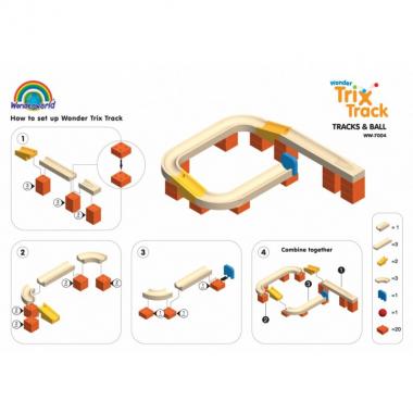 Wonderworld Designer Trix Track Rotate