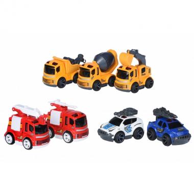 Same Toy Машинка Mini Metal Будівельна техніка-самоскид із краном