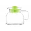 Termisil Maja teapot, 1500 ml, lime, borosilicate glass, plastic