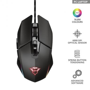 Trust GXT 950 Idon Illuminated Black