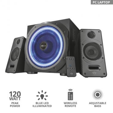 Trust 2.1 GXT 688 Torro Illuminated BLACK