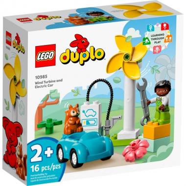 LEGO DUPLO Town Wind Turbine and Electric Car