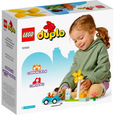 LEGO DUPLO Town Wind Turbine and Electric Car