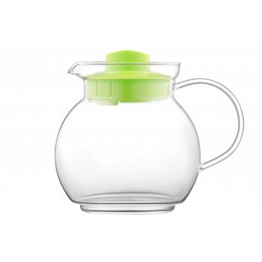 Termisil Teapot Maja (Ball), 1500 ml, lime, borosilicate glass, plastic