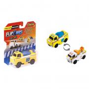 Flip Cars Cement Mixer & Trencher Vehicle