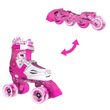 NEON Ролики COMBO SKATES Рожевий (Размер 30-33)