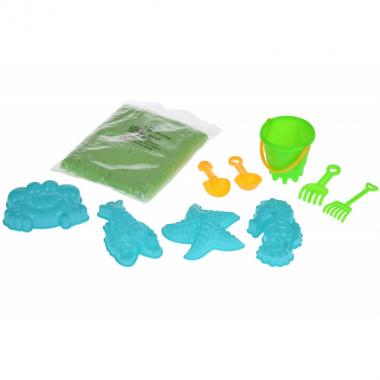 Same Toy Omnipotent Sand Sea World (green) 9 pcs.
