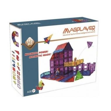 MagPlayer Конструктор магнитные плитки 112 эл.