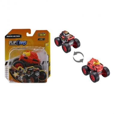Flip Cars 2-in-1 Flip Vehicle- Monster Lion Truck