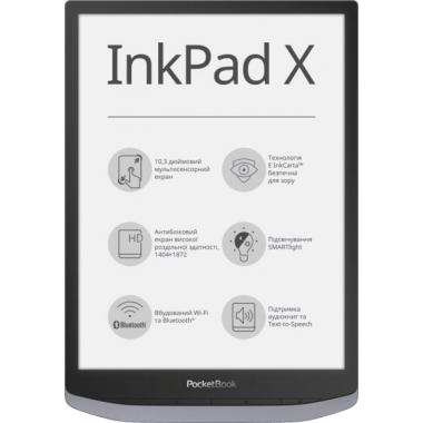 PocketBook X, Metallic grey