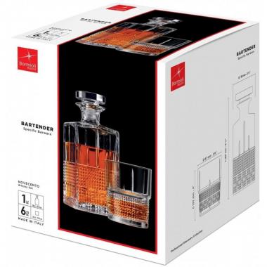 Bormioli Rocco Set for BARTENDER Novecento whiskey 7 ave.