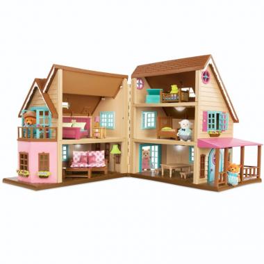 Li`l Woodzeez Игровой набор - Большой коттеджный дом