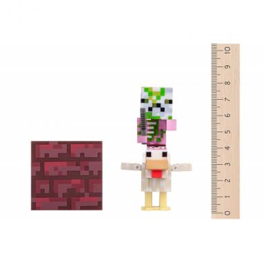 Minecraft Игровая фигурка Zombie Pigman Jockey серия 4