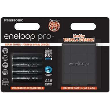 Panasonic Eneloop Pro AAA 930 mAh 4BP+Case