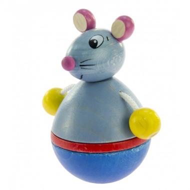 nic Wooden push-and-pull toy Rocking Mouse