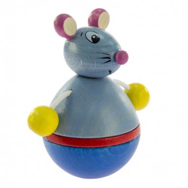 nic Wooden push-and-pull toy Rocking Mouse