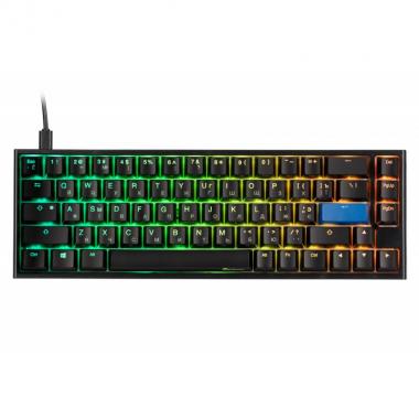 Ducky One 2 SF, Cherry Silent Red, RGB LED, UA/RU, Black-White