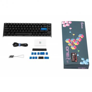 Ducky One 2 SF, Cherry Silent Red, RGB LED, UA/RU, Black-White
