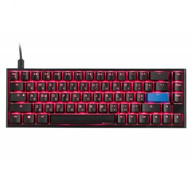 Ducky One 2 SF, Cherry Silent Red, RGB LED, UA/RU, Black-White